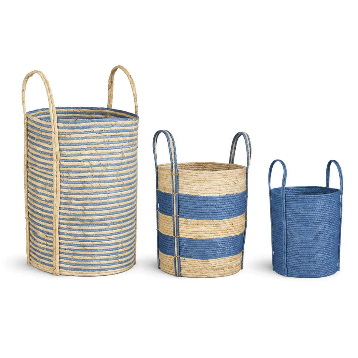 Plant basket set Blue by Mica Decorations
