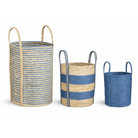 Plant basket set Blue by Mica Decorations