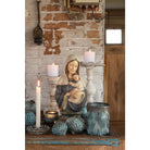Candlestick Ø 19x34 cm by Clayre & Eef.