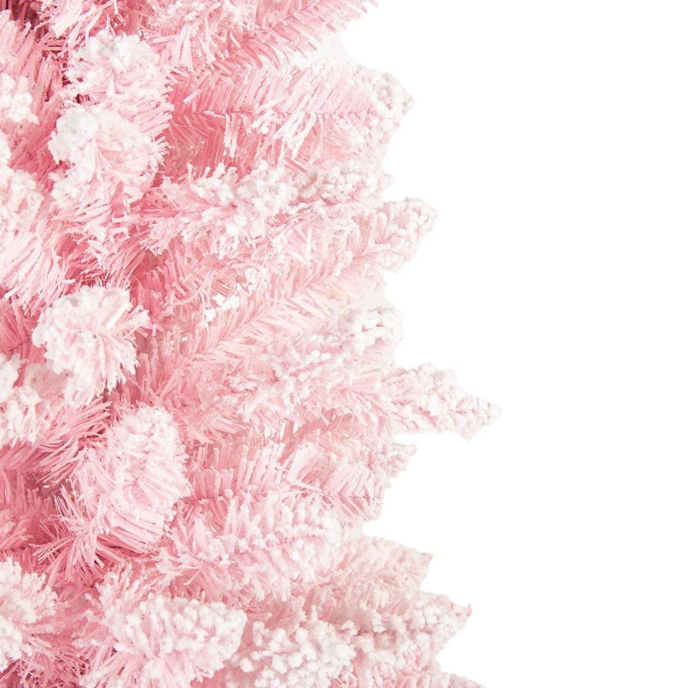 Weihnachtsbaum pink, Kunststoff 45x45x120 cm von Clayre & Eef.
