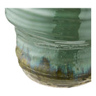 Vase, ceramic, green, ø22x34,5 cm by EMIRELLE