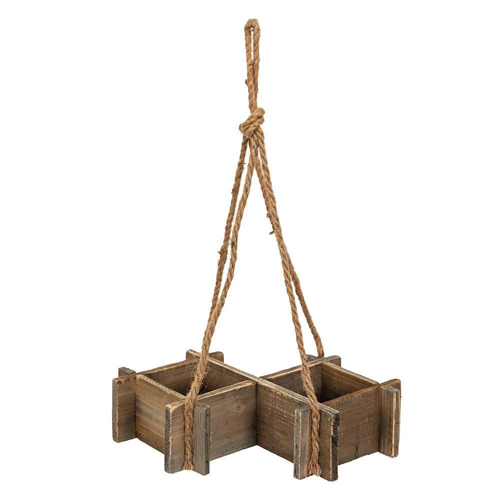 Planthouder hangend 38x22x9 cm by Clayre & Eef.