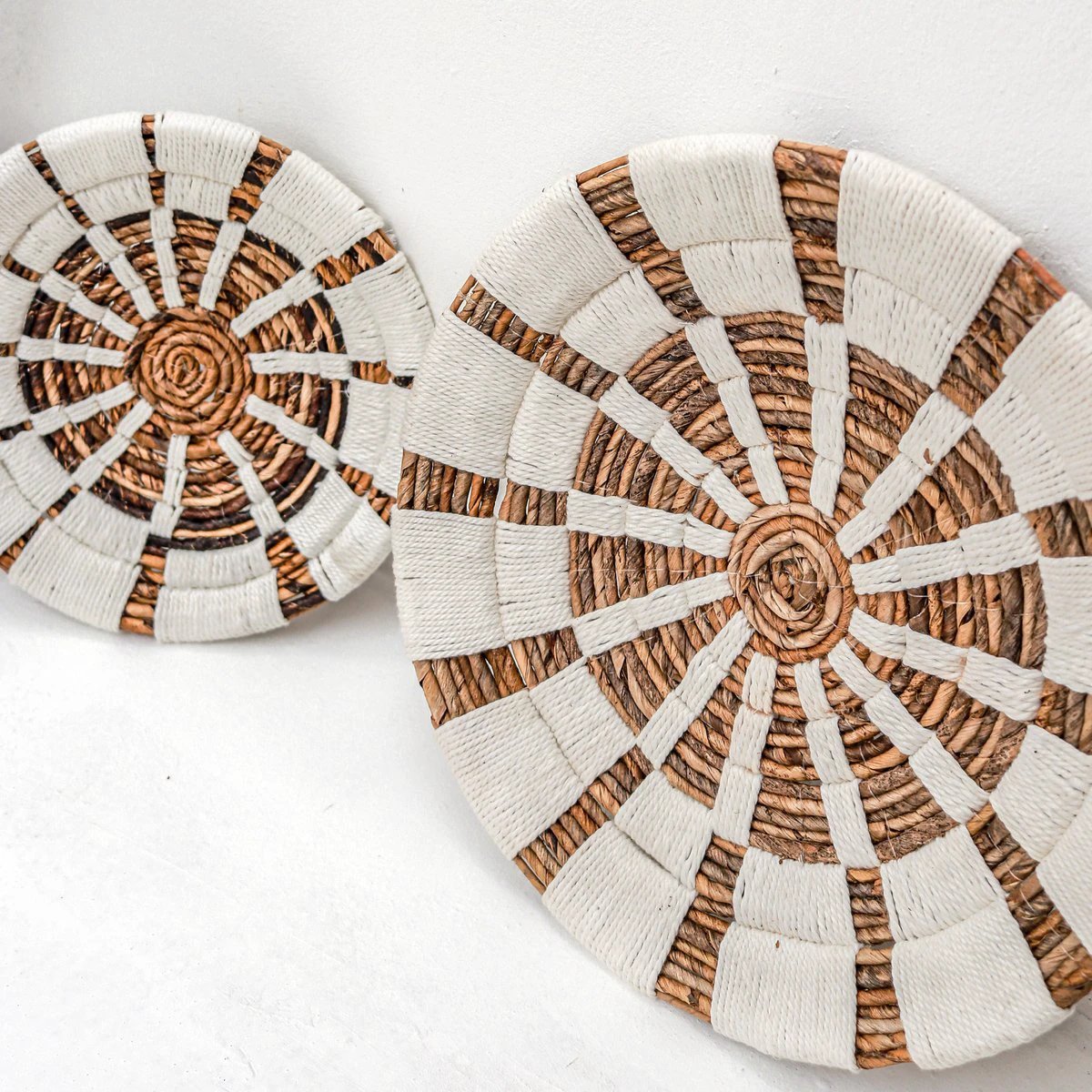 Wall Decor | Wall Basket | Wall Basket | Decorative Bowl HUTAN made of Banana Fibre (2 sizes) by Soeji