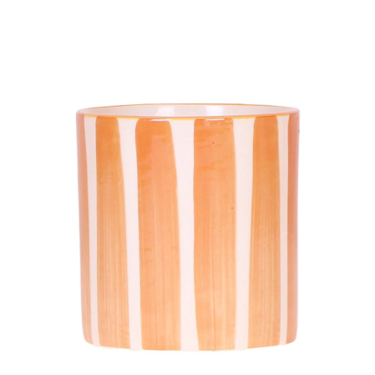 Hummingbird Home | Painted stripe - Orange - Ø9cm by Kolibri Company