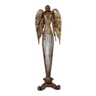 Decoration image angel 17x15x54 cm brown metal by Clayre & Eef.