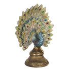 Image Pauw 22x12x30 cm Blue gold -colored plastic home accessories by Clayre & Eef.