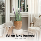 Artificial Plant Ornamental Grass Purple by Mica Decorations