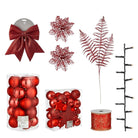 Weihnachtskugel-Set Rot von House of Seasons