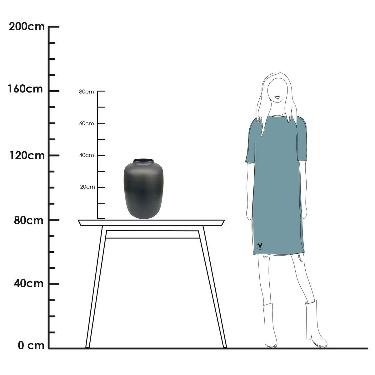 Vaas - Artic black by Vase The World