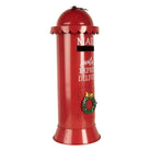Weihnachtsdekoration Briefkasten Ø 19x52 cm rotes Metall von Clayre & Eef.