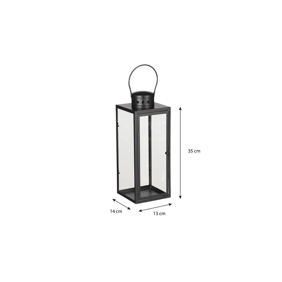 Lantern Arzilla Black by Mica Decorations