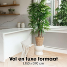 Artificial plant Raphis Palm Green by Mica Decorations