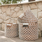 Storage Basket PURA | Plant Basket | Laundry Basket (white) made from Banana Fibre (3 sizes) by Soeji