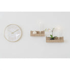 Takamaka Wall Clock - Gold, Aluminum/Glass, Ø40 cm by EMIRELLE