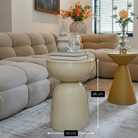 Elliott Beige side table by Mica Decorations