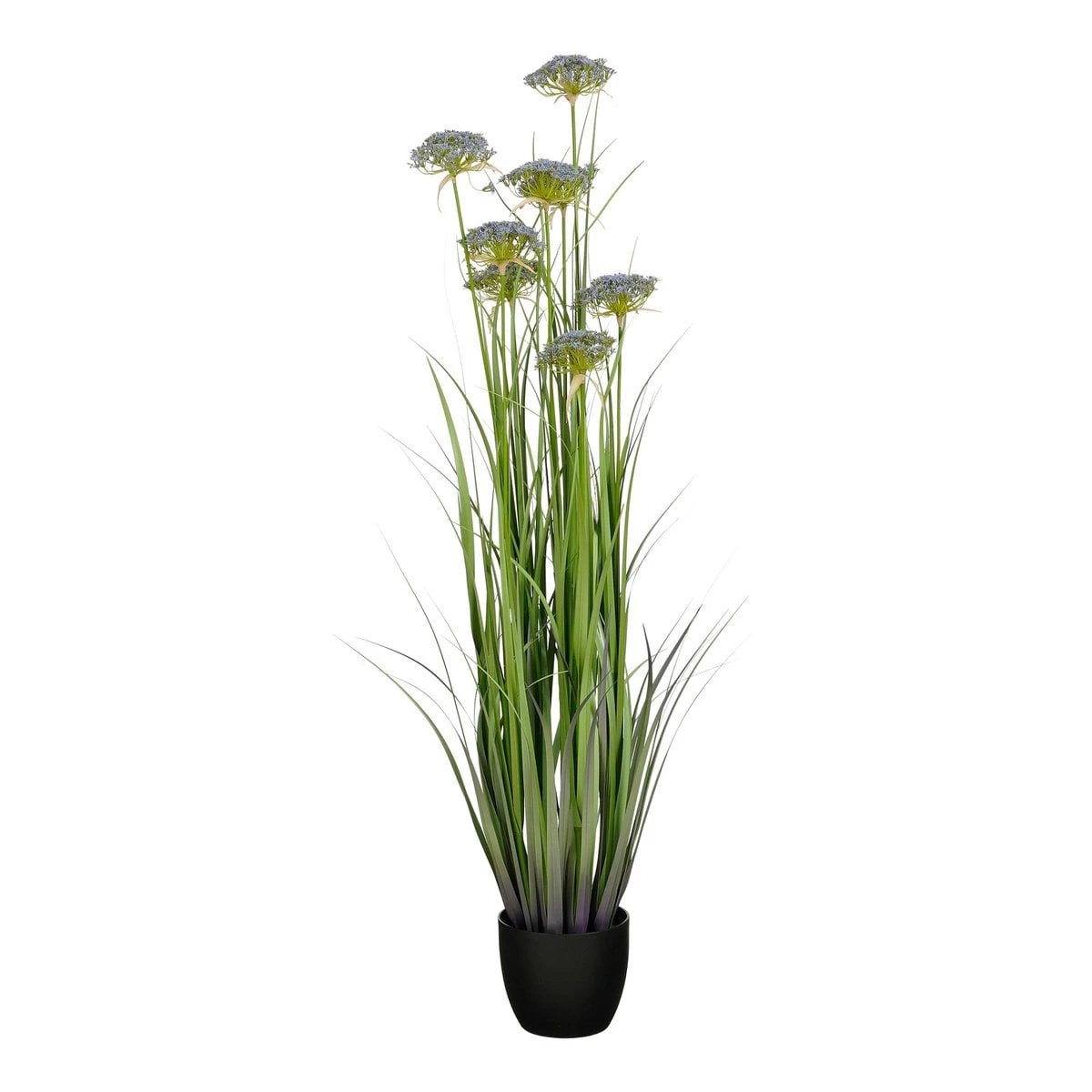Artificial Plant Ornamental Grass Purple by Mica Decorations