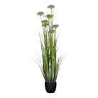 Artificial Plant Ornamental Grass Purple by Mica Decorations