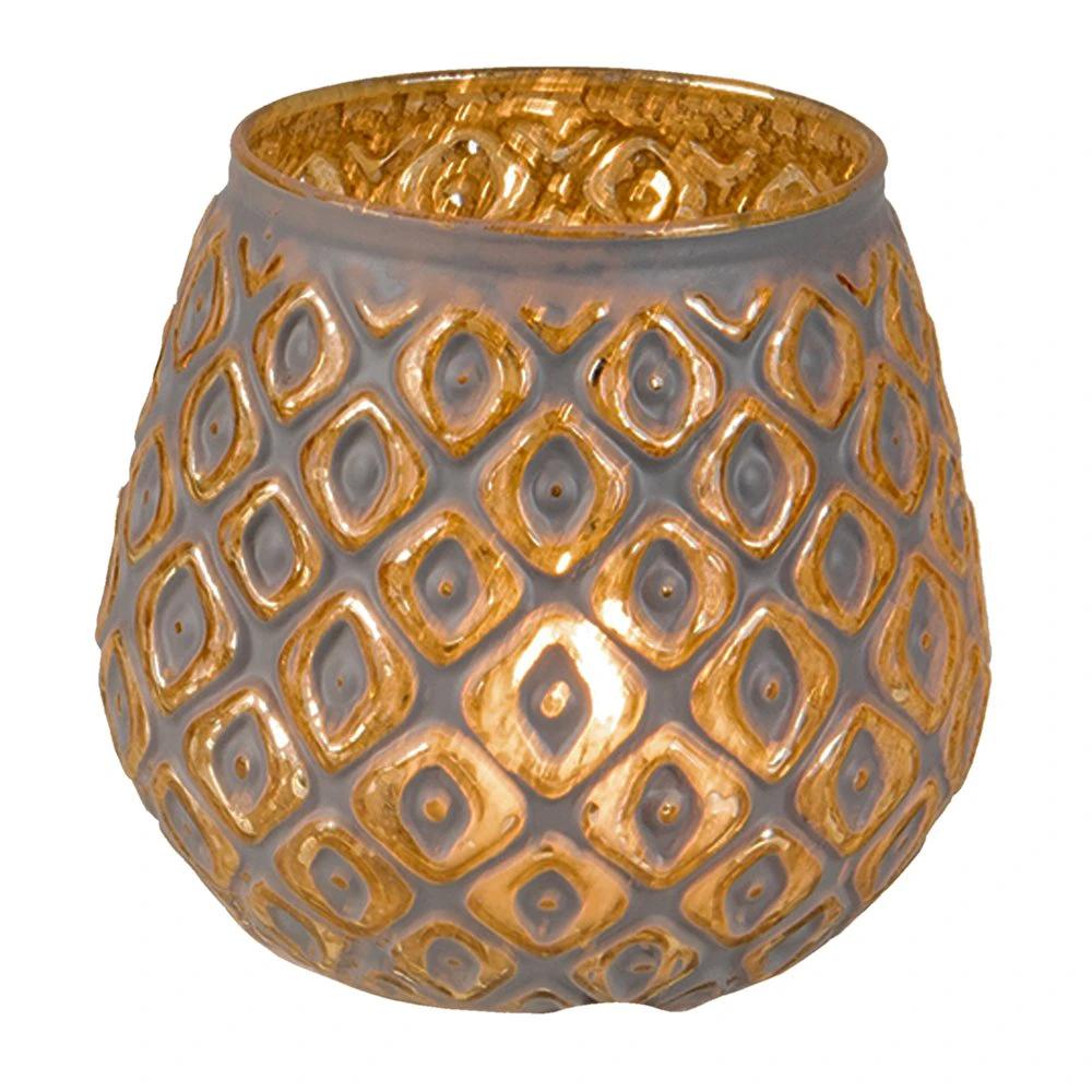 Tealight holder Ø 9x8 cm by Clayre & Eef.