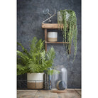 Flowerpot inside Lago White by Mica Decorations