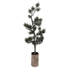 Mini Artificial Christmas Tree 23x23x60 cm / 3xAAA Green Wood by Clayre & Eef.