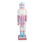 Weihnachtsdekorationsfigur Nussknacker 8x7x25 cm Rosa Holz von Clayre & Eef.