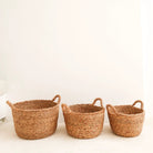 Laundry Basket | Plant Basket | Storage Basket SAMU made from Water Hyacinth (3 sizes) by Soeji