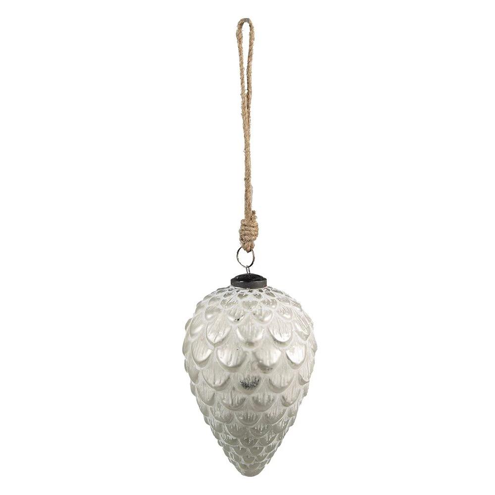 Weihnachtskugel Ø 10x16 cm von Clayre & Eef.