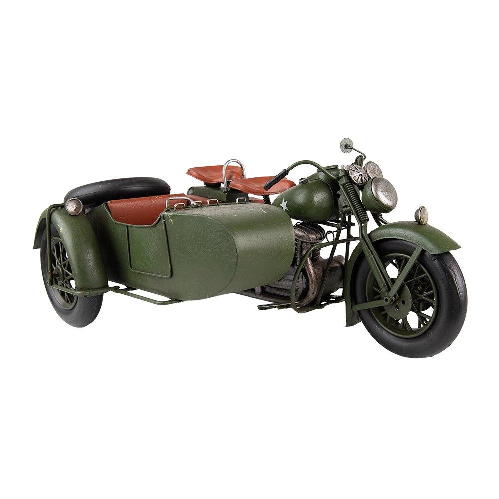 Model motorcycle with sidecar 38x26x18 cm by Clayre & Eef.