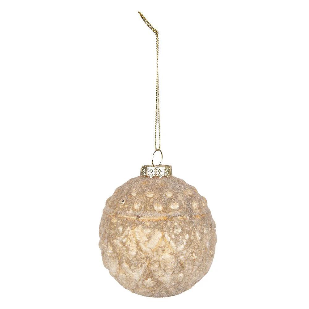 Weihnachtskugel Ø 10x10 cm (Set mit 4) von Clayre & Eef.