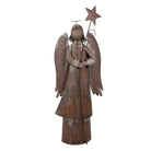 Christmas decoration image angel 48x18x133 cm brown metal by Clayre & Eef.