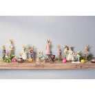 Beeld Konijn 21 cm Bruin Groen Polyester by Clayre & Eef.