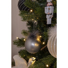 Christmas bauble Ø 8x8 cm (set of 4) by Clayre & Eef.