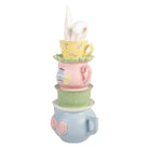 Decoration Statue Rabbit 16x11x29 cm Blue Plastic by Clayre & Eef.
