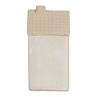 Decoration house with LED 6x5x11 cm Beige ceramics by Clayre & Eef.