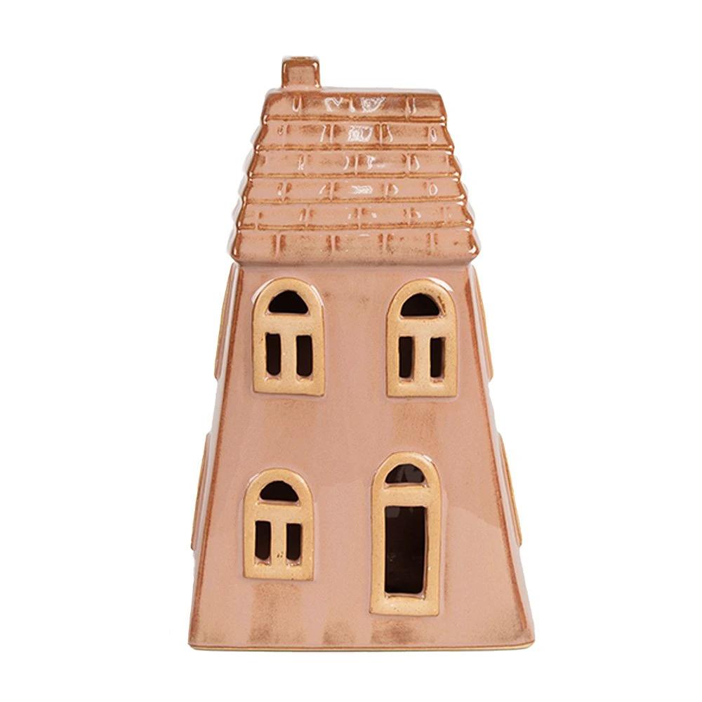 Decoration house with LED 10x6x16 cm by Clayre & Eef.