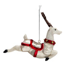 Christmas bauble reindeer 13x5x12 cm by Clayre & Eef.