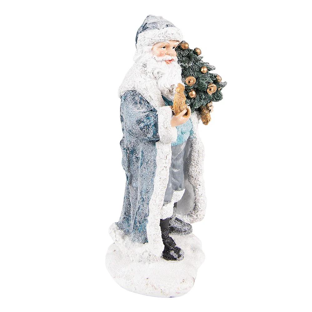 Dekoration Weihnachtsmann 11x9x21 cm von Clayre & Eef.