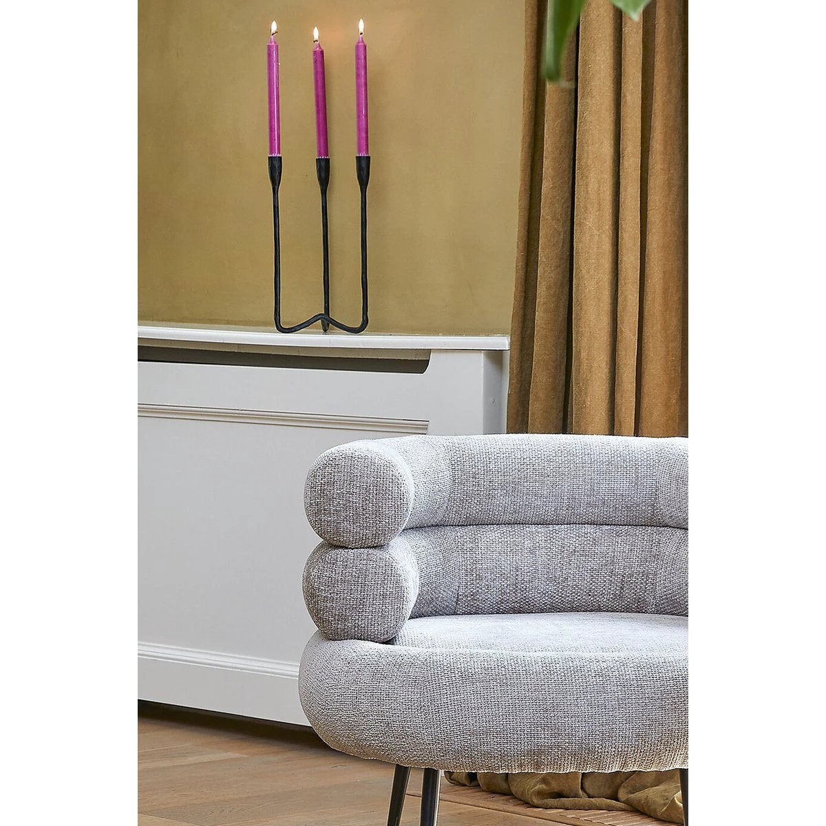 Candlestick Christy Black by Mica Decorations