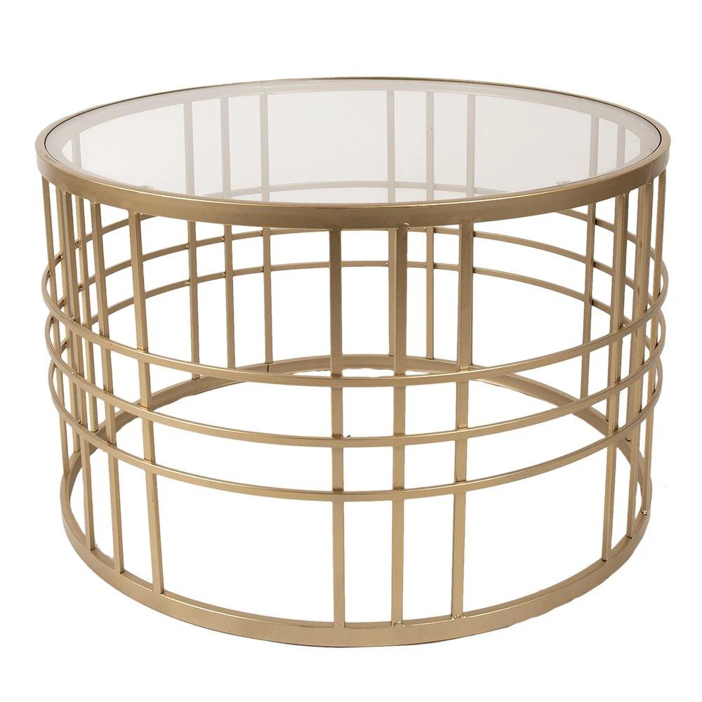 Couchtisch (Set aus 2) Ø 75x46 / Ø 66x41 cm von Clayre & Eef.