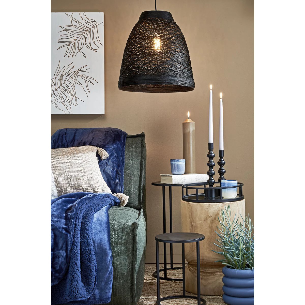 Side table set Quinty Black by Mica Decorations