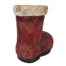 Weihnachtsdekoration Skulptur Stiefel 28x18x30 cm rote Keramik von Clayre & Eef.