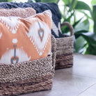 Storage Basket | Decorative Basket KAPAUKU made from Banana Fibre & Seagrass (2 sizes) by Soeji