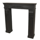 Kamin Schwarz, Holz 100x22x99 cm von Clayre & Eef.
