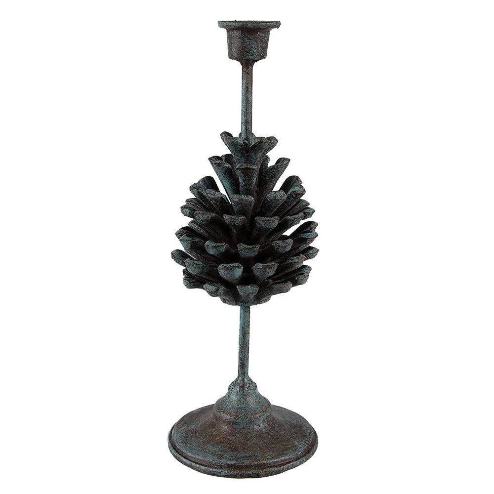 Candlestick Ø 9x27 cm by Clayre & Eef.