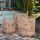 Laundry Basket | Plant Basket | Storage Basket NAILAKA made from Water Hyacinth (3 sizes) by Soeji