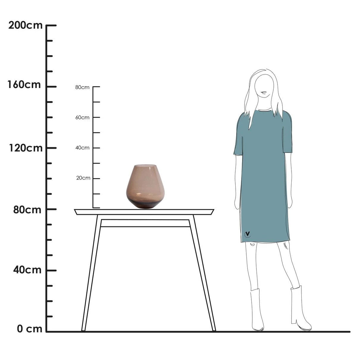 Vaas - Tasman Taupe by Vase The World