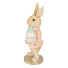Dekorationsstatue Kaninchen 9x7x19 cm Beige Kunststoff von Clayre & Eef.