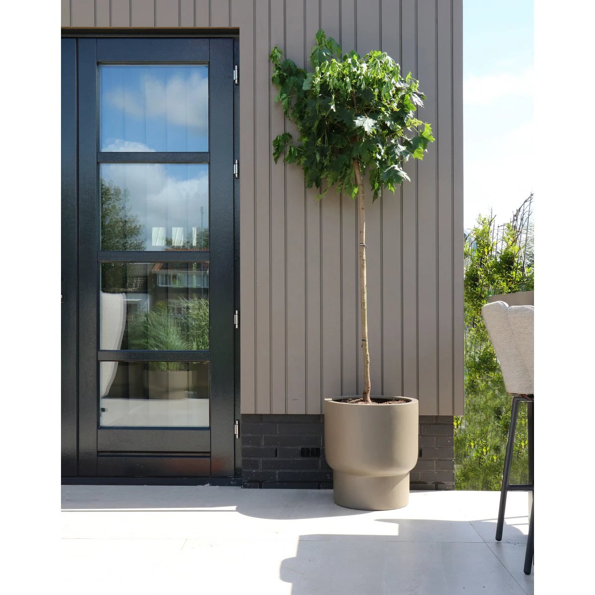 Plant Pot - Roskilde Taupe by Vase The World