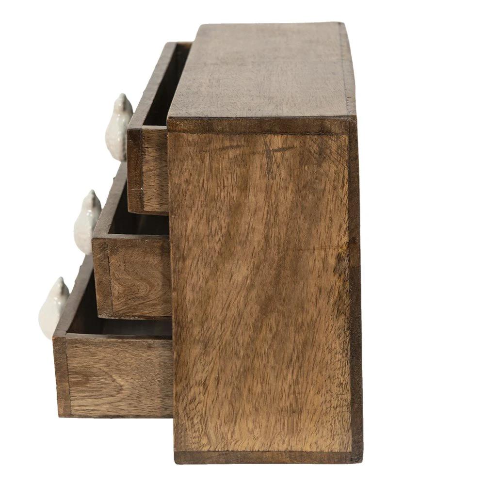 Mini ladekast 29x14x22 cm by Clayre & Eef.