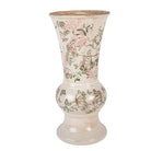Vase Ø 13x26 cm beige Keramik von Clayre & Eef.